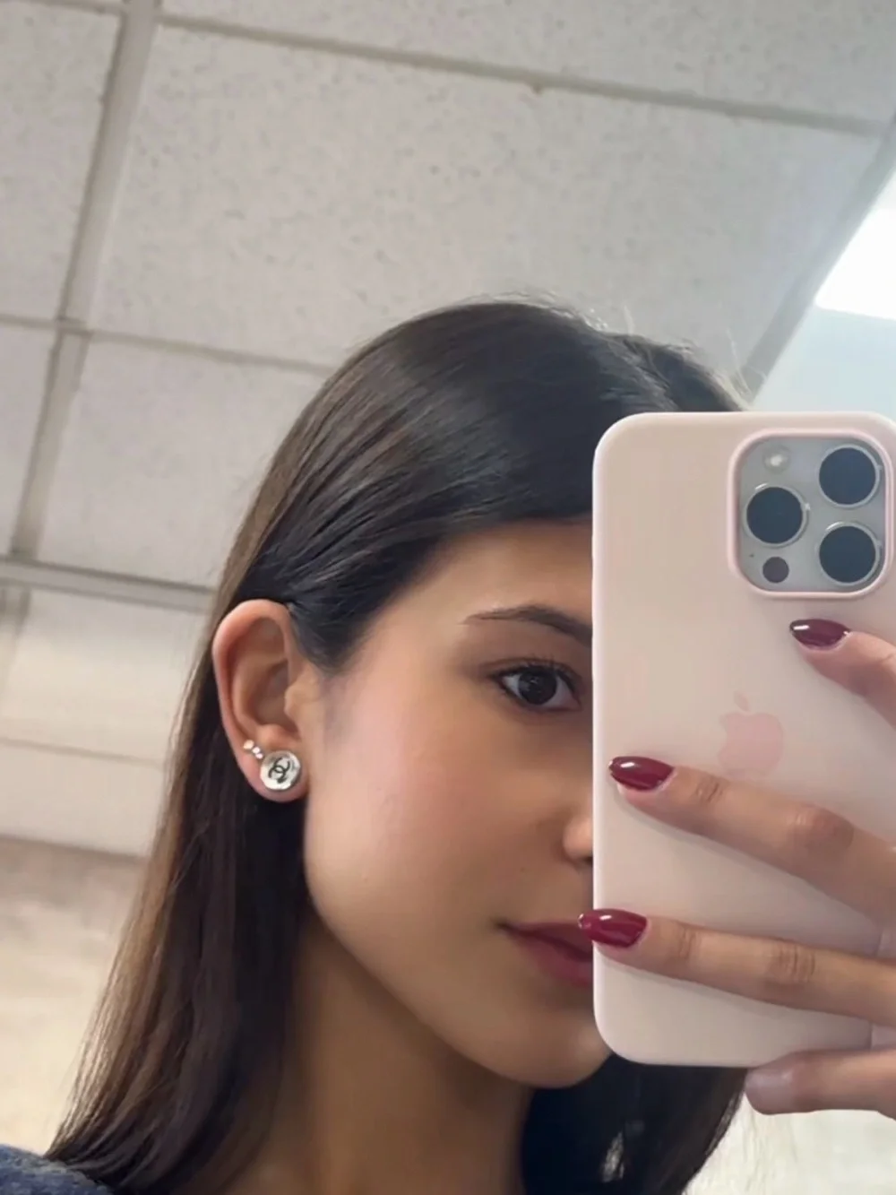 Chanel stud earrings 2005